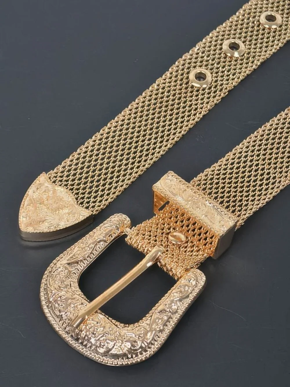 Chainlink Iron Buckle Belt